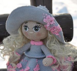 Pletená bábika - elegantné vyšívanie Ako správne utiahnuť tvár pletenej bábiky